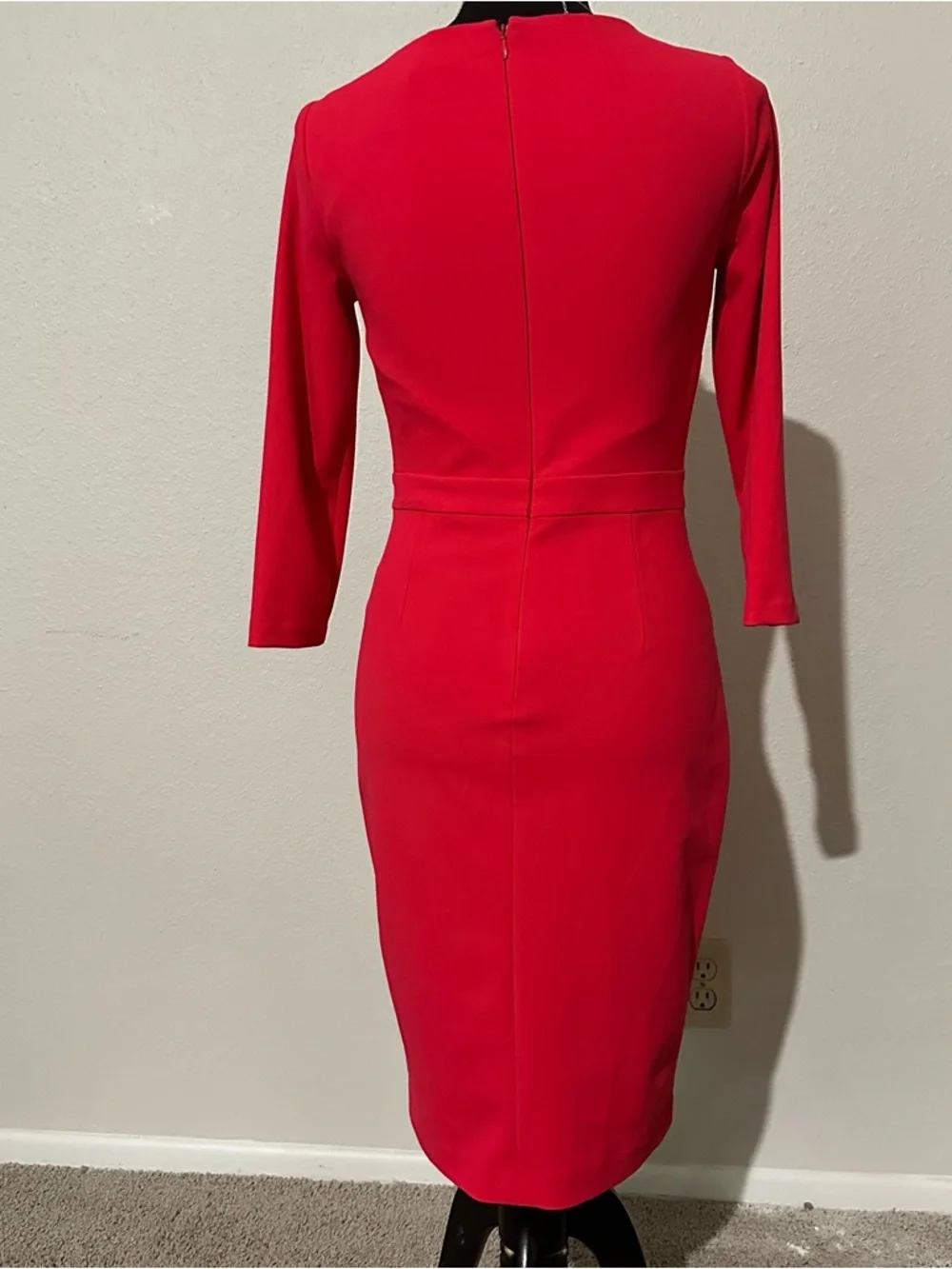 Calvin Klein Pink Bow-Accent Sheath Dress - Picture 2 of 4
